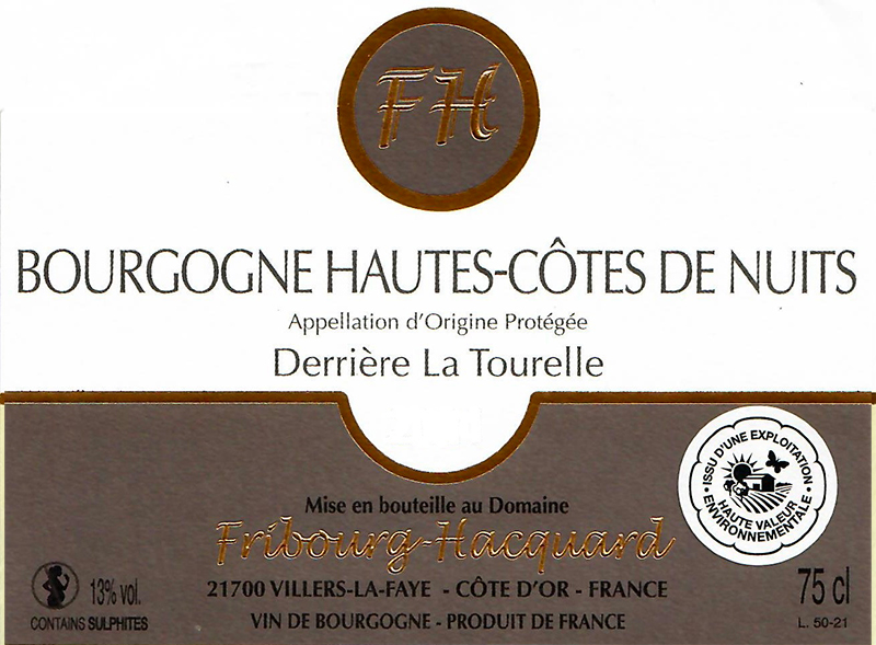 Bourgogne Hautes-Côtes de Nuits - Derrière La Tourelle